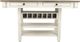 Signature Design by Ashley® Bolanburg Weathered Gray Rectangular Counter Height Dining Table with Antique White Storage Base-1