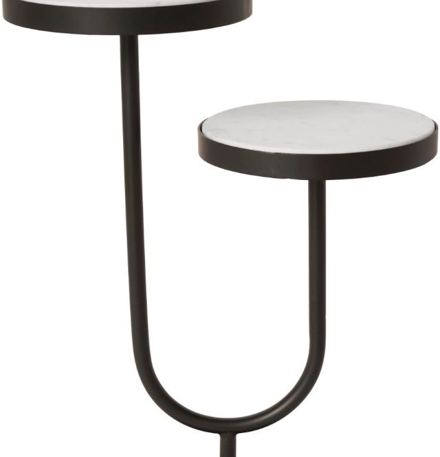 Renwil® Ambra Natural Side Table with Matte Black Base-2