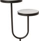 Renwil® Ambra Natural Side Table with Matte Black Base-2