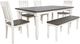Jofran Inc. Madison County 6-Piece Vintage White Dining Set-0