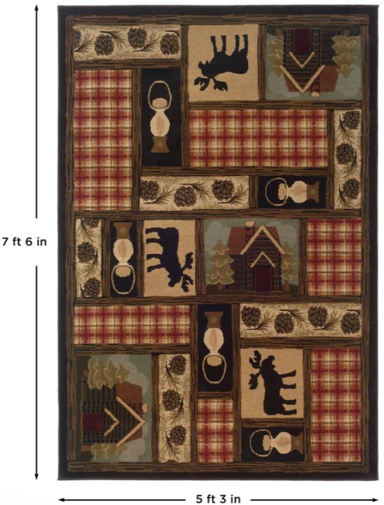 Oriental Weavers™ Hudson 5'x8' Style 5 Area Rug-2
