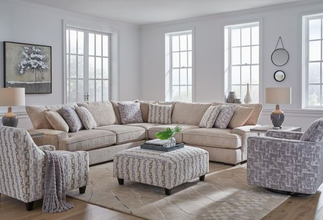 Fusion Furniture Doc Fossil Luigi Oyster Accent Chair-1