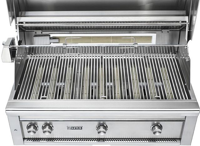 LYNX® Professional 42" 3-Burner Limestone Built-In Liquid Propane Grill with Rotisserie-3