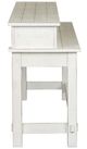 Liberty Furniture Modern Farmhouse Flea Market White Console Bar Table-3