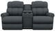La-Z-Boy® Pinnacle Denim Power Wall Reclining Loveseat with Console and Headrest-1