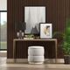 Emerald Home Dorset Oat Reversible Tray Top Storage Ottoman-1