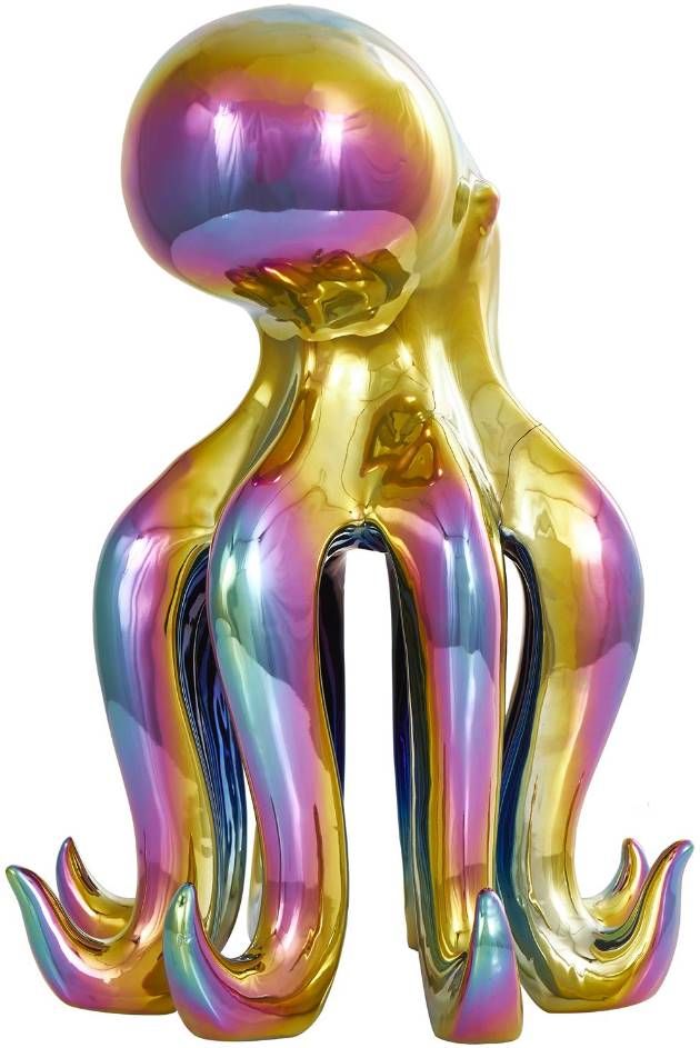Deco Marche Multi Colored Octopus Sculpture-2