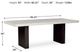 Ashley® Westonfort White Rectangular Dining Table with Espresso Base-2