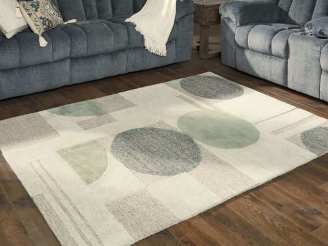 Signature Design by Ashley® Dallane Blue/Green/Linen 8'x10' Area Rug-2