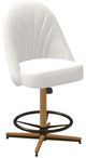 Chromcraft Customizable Landry Swivel Tilt Counter Height Dining Stool-4