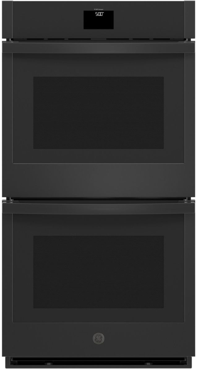 GE® 27" Black Double Electric Wall Oven-0