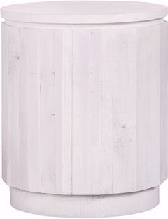 Magnussen Home® Claudette Alabaster Round Accent End Table