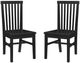 Linon Tory 2-Piece Black Dining Chair Set-0