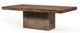 VIG Furniture Modrest Renzo Brown/Gray Concrete Coffee Table-1
