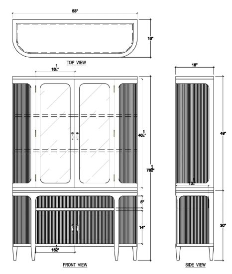 Bramble Customizable Regent Bookcase-1