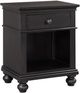 aspenhome® Oxford Black 1-Drawer Nightstand-0