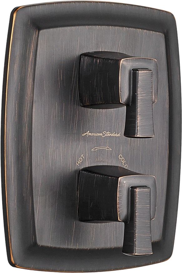 American Standard Townsend® Legacy Bronze Two-Handle Thermostatic Valve Trim Kit-0