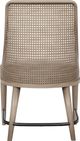 Bernards Citrus Heights Beige/Gray Cane Host Chair-2