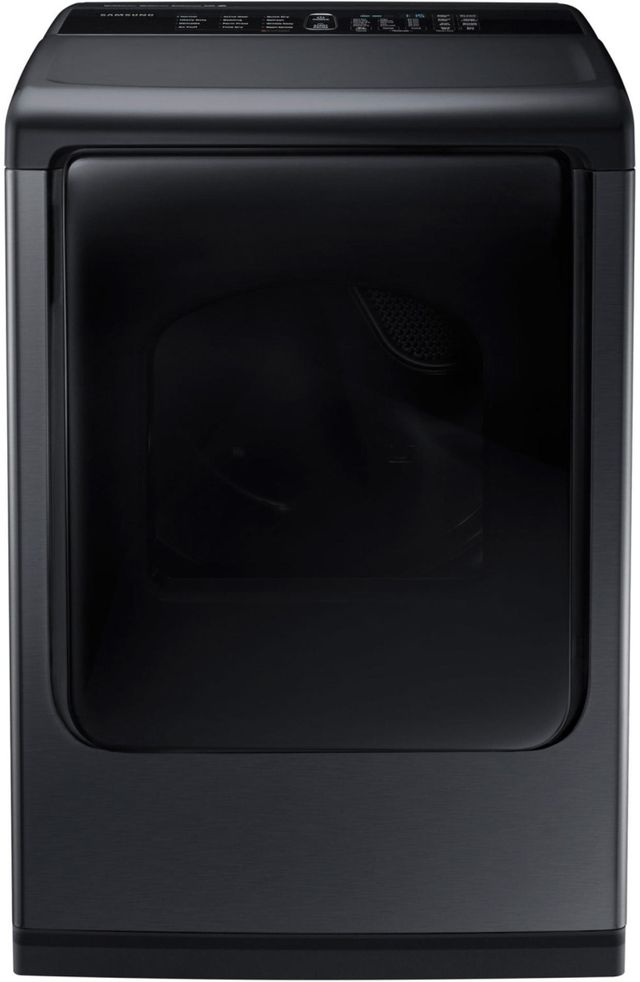 Samsung 7.4 Cu. Ft. Black Stainless Steel Front Load Gas Dryer-0