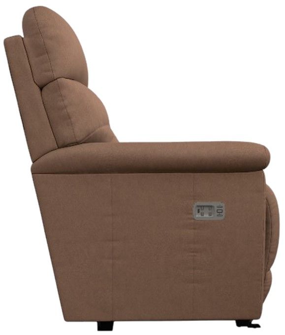 La-Z-Boy® Fulton Chestnut Power Wall Recliner with Headrest and Lumbar-2