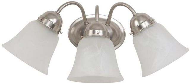 YHD Satin Nickel/White Style 2 Incandescent Bathroom Vanity Lighting-3