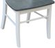 John Thomas Furniture® Dining Essentials Heather Gray/White X-Back Chair-2