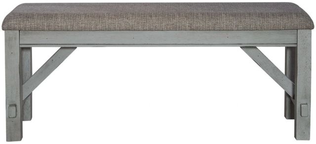 Liberty Furniture Newport Gray/Smokey Gray Dining Bench-2