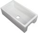 ZLINE Venice 30" White Matte Farmhouse Single Bowl Fireclay Kitchen Sink-3