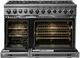 Viking® 7 Series 48" Cast Black Pro Style Dual Fuel Range-1