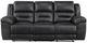 Homelegance® Hazen Black Double Manual Reclining Sofa-2