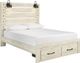 Signature Design by Ashley® Cambeck Whitewash Queen Panel Bed with 2 Storage Drawers-0