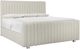 Bernhardt Silhouette White King Upholstered Panel Bed-0