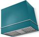 AGA Loge 36" Salcombe Blue Wall Mounted Range Hood with Brushed Nickel Trim-0