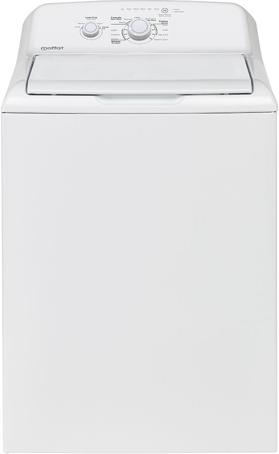 Moffat® White Top Load Washer & Electric Dryer Laundry Pair-1