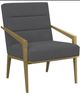 Coaster® Kirra Gray Upholstered Metal Arm Accent Chair-0