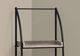 Monarch Specialties Inc. 48"H Darkk Taupe with Black Metal Bookcase-1