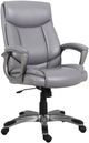 Primo™ International Sealy® Kent Grey Swivel Executive Office Chair with Arms and Tilt-0
