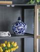 A & B Home Blue/White Aline Jar-2