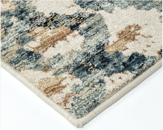 Orian Adagio Schimmel Multi Blue 5'x8' Area Rug-2