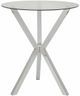 Coaster® Denali Glass Top Bar Table with Chrome Base-0