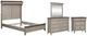 Liberty Furniture Ivy Hollow 4-Piece Dusty Taupe/Weathered Linen Queen Mantle Bed Set-0