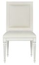 Century® Barrington Silver/White Side Chair-1