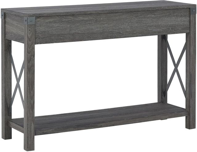 Signature Design by Ashley® Freedan Grayish Brown Console Sofa Table-2