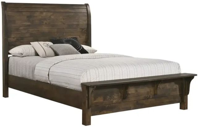 New Classic® Home Furnishings Blue Ridge Rustic Gray Queen Panel Bed-0