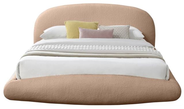 Meridian Furniture Genesis Beige Full Upholstered Floating Panel Bed-1