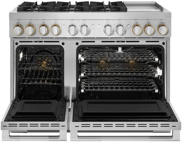 JennAir® RISE™ 48" Stainless Steel Pro Style Dual Fuel Range-2
