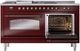 Ilve® Nostalgie II Series 60" Burgundy Pro Style Dual Fuel Range-2