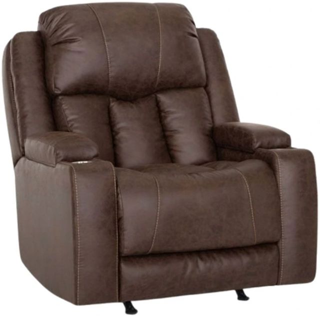 Franklin™ Denali Boswell Espresso Power Rocker Recliner-0