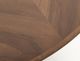 International Furniture Direct Balam Brown Round Dining Table-4