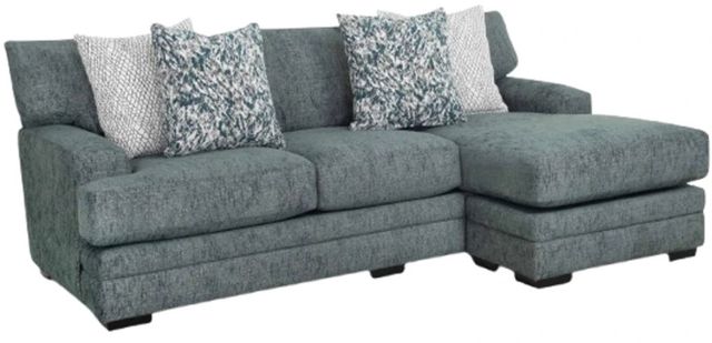Franklin™ Emerald Matcha Teal Sofa with Reversible Chaise-0